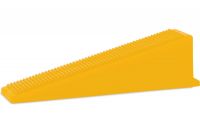 Клинья для системы выравнивания плитки 100 шт жёлтые SGS 6176SGS